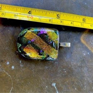 Beautiful handmade glass pendant